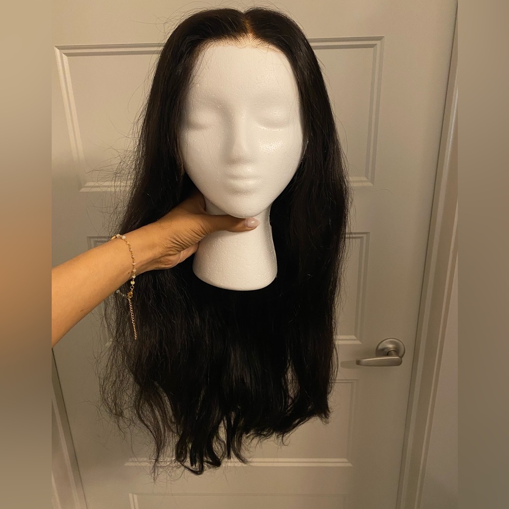 Hairvivi Dark Brown Human Hair Glueless Lacefront Wig